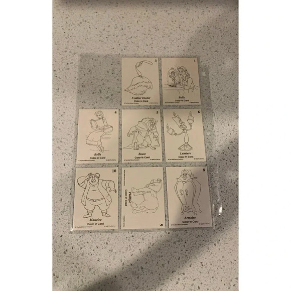 color in card‎ beauty and beast set - Picture 2 of 3